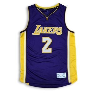 LA Lakers Lonzo Ball Jersey #2  Men's Size Medium Gold Edition NBA Fanatics